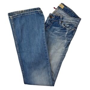 Big Star Maddie Bootcut‎ Jeans Dark Wash Denim Size 36L Womens Low Rise Legndary
